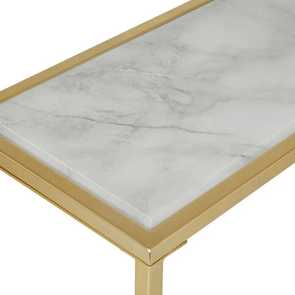 Dunelm Sullivan Gold Effect Slim Console Radiator Cover Dunelm Sullivan Gold Effect Slim Console Radiator Cover -Harmony Furniture Store 30712354 alt04