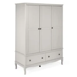 Dunelm Clara Triple Wardrobe, Grey -Harmony Furniture Store 30712489 alt02