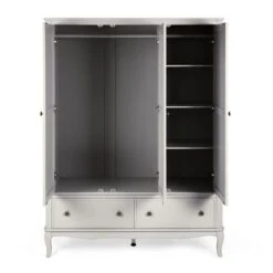 Dunelm Clara Triple Wardrobe, Grey -Harmony Furniture Store 30712489 alt04