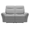 Dunelm Monte Plain Chenille Reclining 2 Seater Sofa
