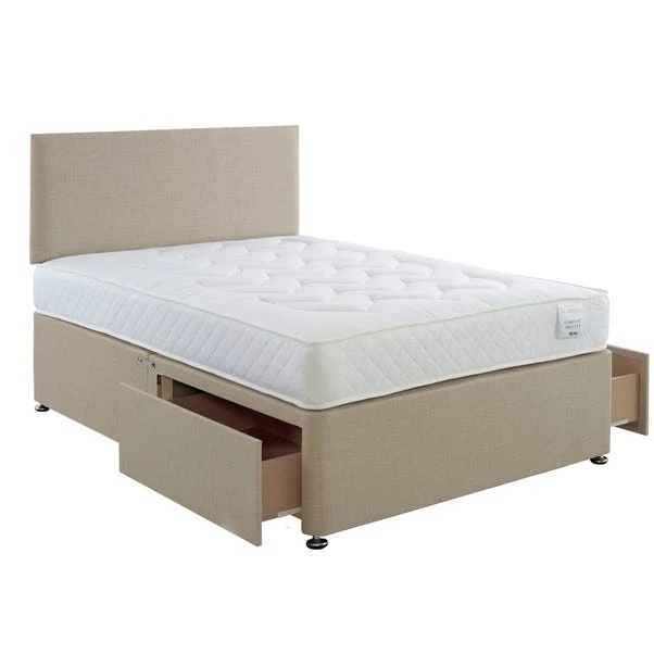 Dunelm Comfort Divan Bed with Mattress Dunelm Comfort Divan Bed With Mattress -Harmony Furniture Store 30725069