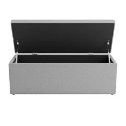 Dunelm Oswald Faux Wool Buttoned Ottoman Bench -Harmony Furniture Store 30726579 alt04