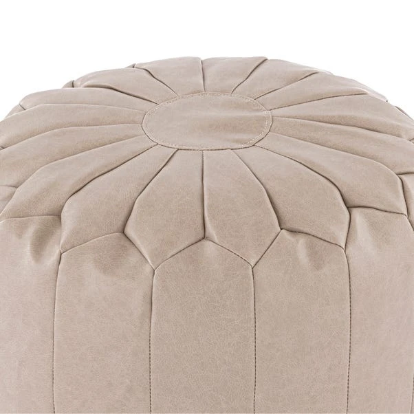 Dunelm Moroccan Stitched Pebble Pouffe Dunelm Moroccan Stitched Pebble Pouffe -Harmony Furniture Store 30727044 alt04