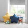 Dunelm Kid's Isla Star Pouffe Citrus