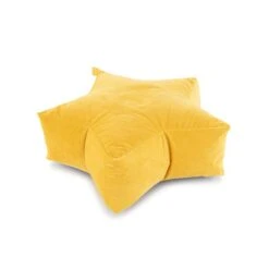 Dunelm Kid's Isla Star Pouffe Citrus -Harmony Furniture Store 30727048 alt03