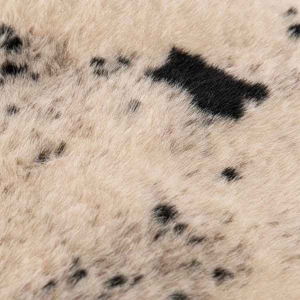 Dunelm Faux Cow Hide Black Pouffe Dunelm Faux Cow Hide Black Pouffe -Harmony Furniture Store 30727051 alt03