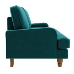 Dunelm Beatrice Matte Velvet 2 Seater Sofa -Harmony Furniture Store 30727295 alt03