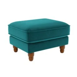 Dunelm Beatrice Matte Velvet Footstool 2 Dunelm Beatrice Matte Velvet Footstool -Harmony Furniture Store 30727307 alt02
