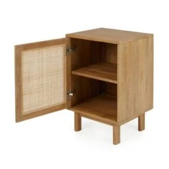 Dunelm Indi 1 Door Bedside Table, Mango Wood 3 Dunelm Indi 1 Door Bedside Table, Mango Wood -Harmony Furniture Store 30727644 alt03