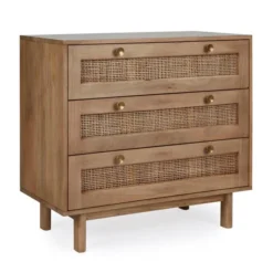 Dunelm Indi 3 Drawer Chest, Mango Wood 2 Dunelm Indi 3 Drawer Chest, Mango Wood -Harmony Furniture Store 30727645 alt02