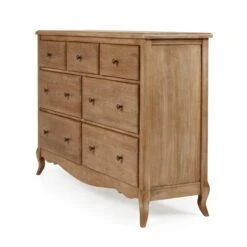 Dunelm Giselle 7 Drawer Chest, Mango Wood -Harmony Furniture Store 30727657 alt02