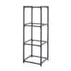 Dunelm Modular 4 Shelf Black Frame Component