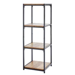 Dunelm Modular 4 Shelf Black Frame Component 4 Dunelm Modular 4 Shelf Black Frame Component -Harmony Furniture Store 30733561 alt04