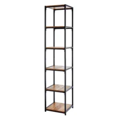 Dunelm Modular 6 Shelf Black Frame Component -Harmony Furniture Store 30733563 alt04