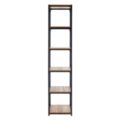 Dunelm Modular 6 Shelf Black Frame Component -Harmony Furniture Store 30733563 alt05