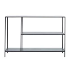 Dunelm Black Console Table Shelving Unit 2 Dunelm Black Console Table Shelving Unit -Harmony Furniture Store 30737073 alt02