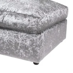 Dunelm Blake Crushed Velvet Footstool -Harmony Furniture Store 30742437 alt03