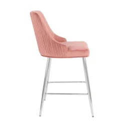 Dunelm Peyton Velvet Bar Stool 2 Dunelm Peyton Velvet Bar Stool -Harmony Furniture Store 30748311 alt03