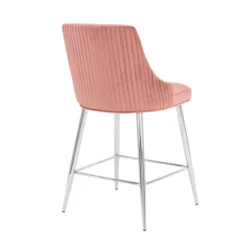 Dunelm Peyton Velvet Bar Stool 3 Dunelm Peyton Velvet Bar Stool -Harmony Furniture Store 30748311 alt04