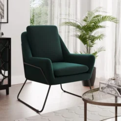 Dunelm Ferne II Velvet Accent Chair