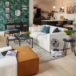 Dunelm Modular Arne Faux Leather Footstool 4 Dunelm Modular Arne Faux Leather Footstool -Harmony Furniture Store 30752696 alt07