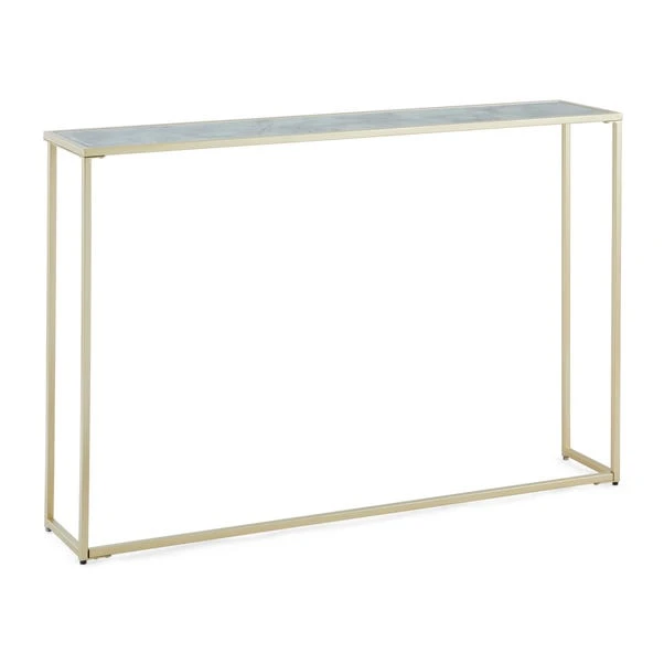 Dunelm Sullivan Gold Marble Effect Wide Slim Console Dunelm Sullivan Gold Marble Effect Wide Slim Console -Harmony Furniture Store 30753021 alt01