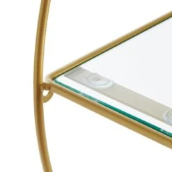 Dunelm Curves Gold Circle Shelf 3 Dunelm Curves Gold Circle Shelf -Harmony Furniture Store 30754141 alt03