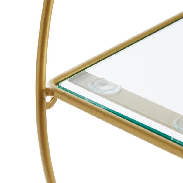 Dunelm Curves Gold Circle Shelf Dunelm Curves Gold Circle Shelf -Harmony Furniture Store 30754141 alt03