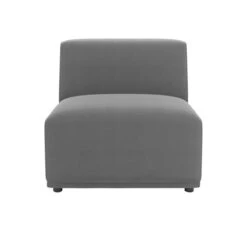 Dunelm Modular Cruz Velvet Armless Seat -Harmony Furniture Store 30758093 alt02