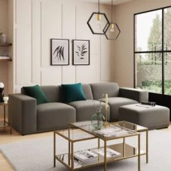 Dunelm Modular Cruz Velvet Footstool 5 Dunelm Modular Cruz Velvet Footstool -Harmony Furniture Store 30758094 alt08