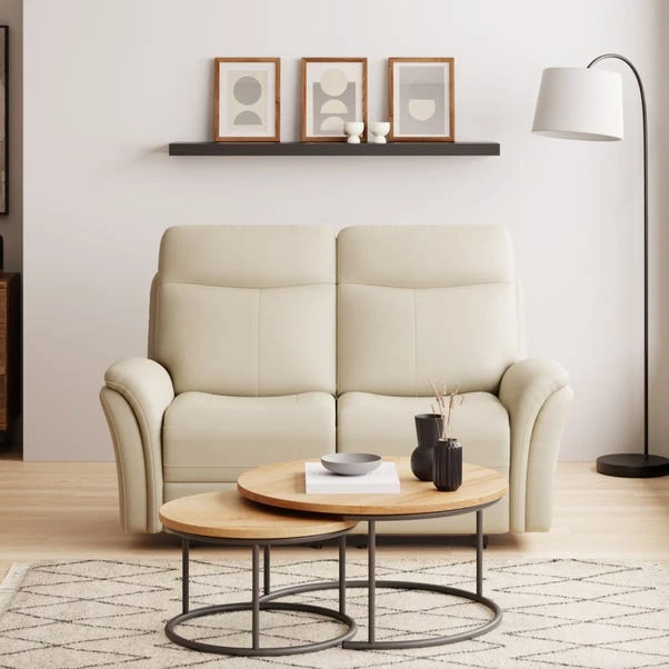 Dunelm Monte Distressed Faux Leather Reclining 2 Seater Sofa Dunelm Monte Distressed Faux Leather Reclining 2 Seater Sofa -Harmony Furniture Store 30762283