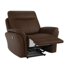 Dunelm Monte Faux Suede Manual Reclining Armchair -Harmony Furniture Store 30762285 alt05