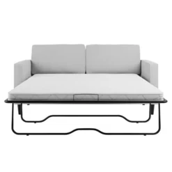 Dunelm Zoe Light Grey Boucle 3 Seater Sofa Bed -Harmony Furniture Store 30762497 alt04