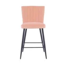 Dunelm Taylor Velvet Bar Stool