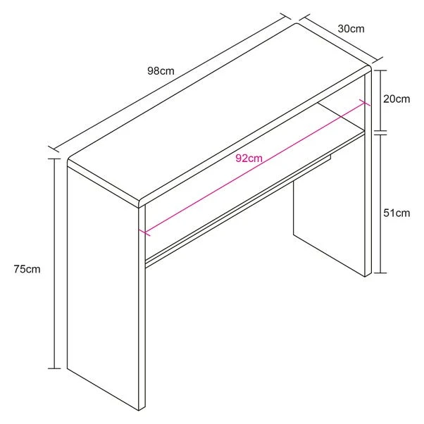 Lloyd Pascal Knox Compact Console Table Lloyd Pascal Knox Compact Console Table -Harmony Furniture Store 30765173 alt08