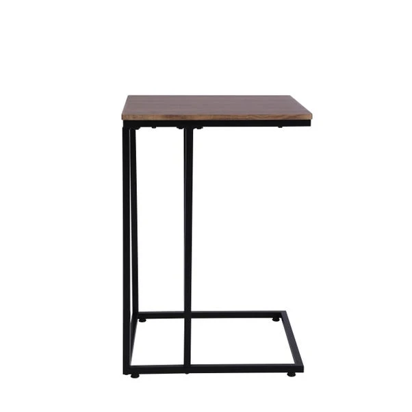 Dunelm Charlie Rustic Wood Effect C-Shaped Side Table Dunelm Charlie Rustic Wood Effect C-Shaped Side Table -Harmony Furniture Store 30765712 alt01