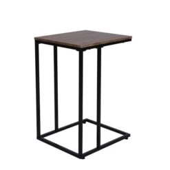 Dunelm Charlie Rustic Wood Effect C-Shaped Side Table 2 Dunelm Charlie Rustic Wood Effect C-Shaped Side Table -Harmony Furniture Store 30765712 alt02