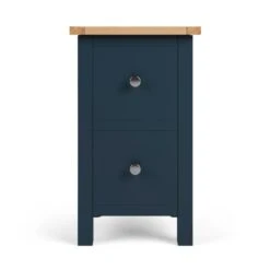 Dunelm Bromley 2 Drawer Slim Bedside Table -Harmony Furniture Store 30766089 alt02