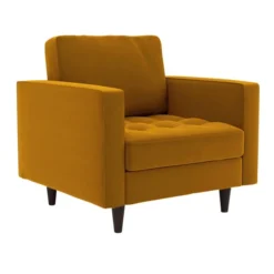 Dunelm Zoe Velvet Armchair -Harmony Furniture Store 30766213 alt02