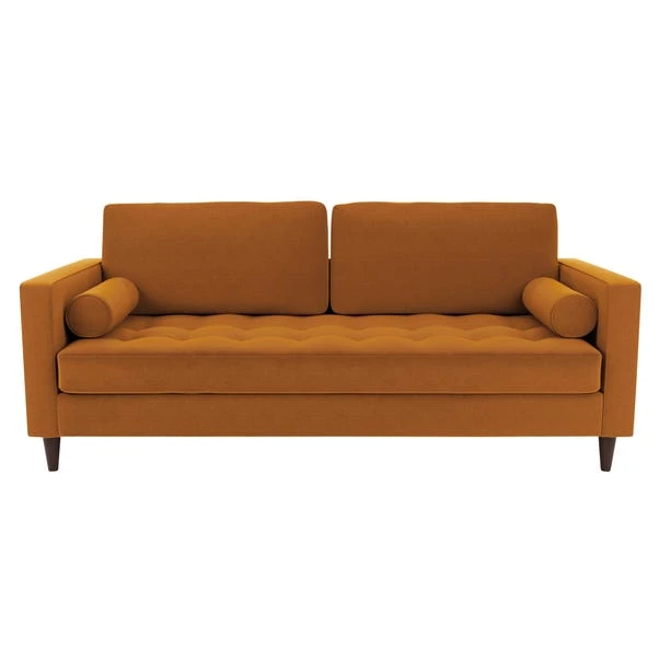 Dunelm Zoe Velvet 3 Seater Sofa Dunelm Zoe Velvet 3 Seater Sofa -Harmony Furniture Store 30766215 alt01