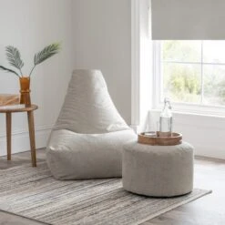 Dunelm Bristol Pewter Pouffe -Harmony Furniture Store 30766403 alt04