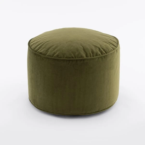 Dunelm Eliza Velvet Pouffe Dunelm Eliza Velvet Pouffe -Harmony Furniture Store 30766412 alt01