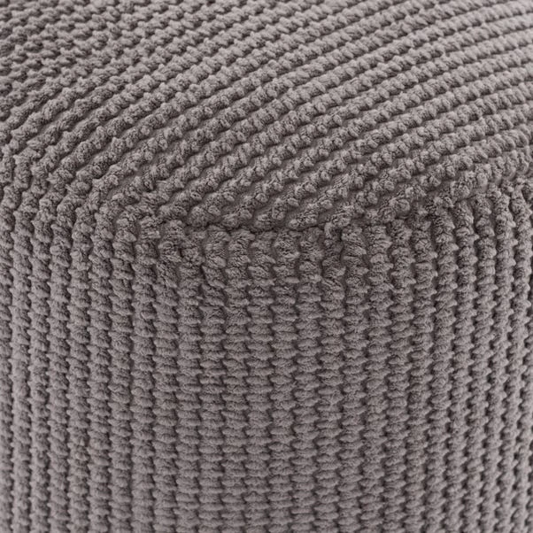 Dunelm Kid's Jenson Charcoal Waffle Pouffe Dunelm Kid's Jenson Charcoal Waffle Pouffe -Harmony Furniture Store 30766419 alt02