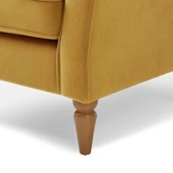 Dunelm Oswald Self Assembly Velvet Chair -Harmony Furniture Store 30766623 alt05