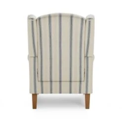 Dunelm Oswald Self Assembly Pinstripe Armchair Folkstone Blue 4 Dunelm Oswald Self Assembly Pinstripe Armchair Folkstone Blue -Harmony Furniture Store 30766628 alt04