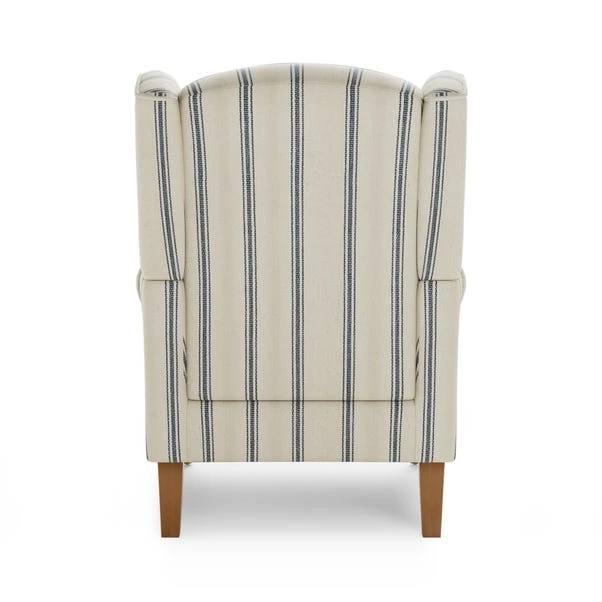 Dunelm Oswald Self Assembly Pinstripe Armchair Folkstone Blue Dunelm Oswald Self Assembly Pinstripe Armchair Folkstone Blue -Harmony Furniture Store 30766628 alt04