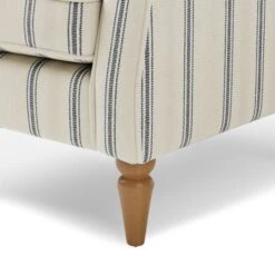 Dunelm Oswald Self Assembly Pinstripe Armchair Folkstone Blue 5 Dunelm Oswald Self Assembly Pinstripe Armchair Folkstone Blue -Harmony Furniture Store 30766628 alt05
