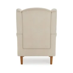 Dunelm Oswald Sandstone Sherpa Wingback Armchair 4 Dunelm Oswald Sandstone Sherpa Wingback Armchair -Harmony Furniture Store 30766657 alt04