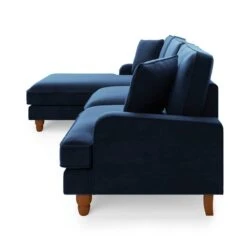 Dunelm Beatrice Matte Velvet Left Hand Corner Chaise -Harmony Furniture Store 30767107 alt03