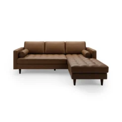 Dunelm Zoe Faux Leather Right Hand Corner Sofa -Harmony Furniture Store 30767155 alt02